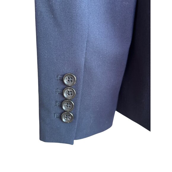 DKNY Womens‎ Navy Dress Blazer Lined Formal Jacket Size 10 - Picture 7 of 11